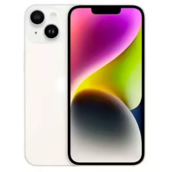 APPLE iPhone 14 256Go Blanc Reconditionné grade éco