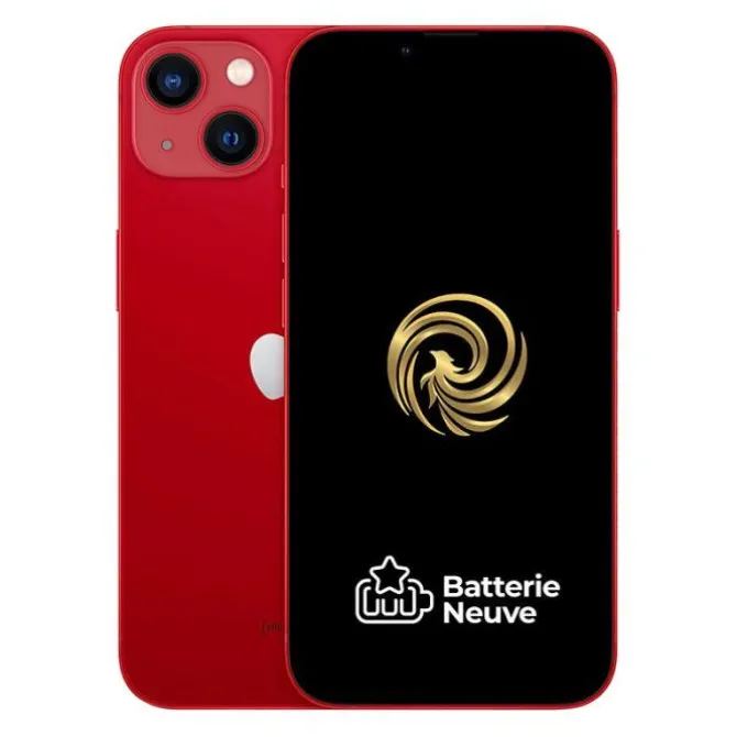 APPLE iPhone 13 128Go Rouge Reconditionné grade éco Batterie neuve