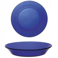 Assiette DURALEX Lys saphir coupelle diamètre 19.5 cm