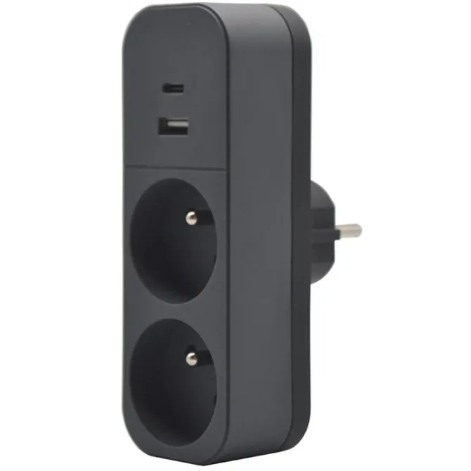 Biplite QUARX avec USB A et 1 USB C