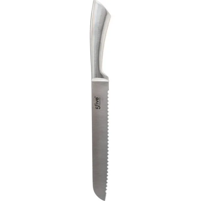Bloc 5 couteaux + ciseaux inox