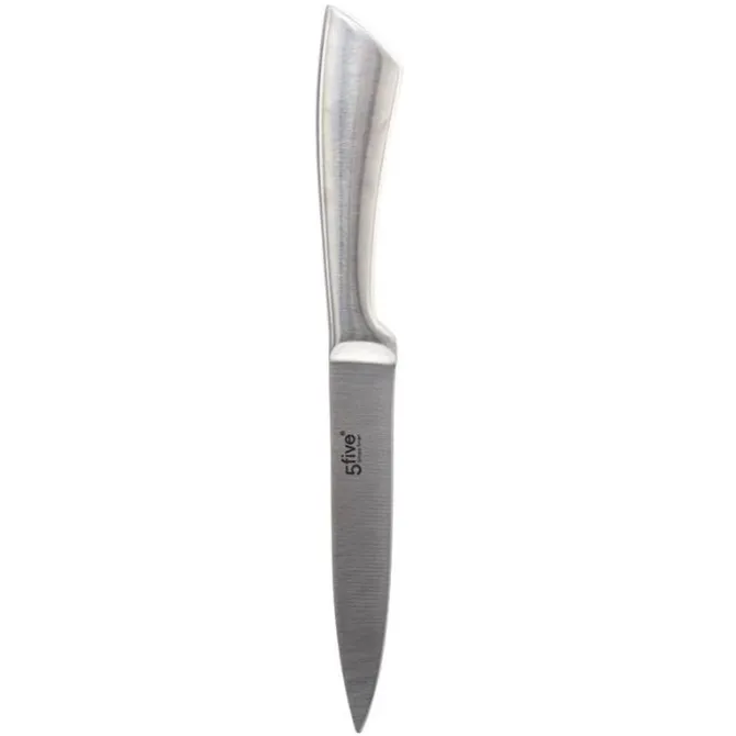Bloc 5 couteaux + ciseaux inox