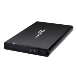 Boitier Disque dur 2,5" USB 3.0 ADVANCE Aluminium Noir Brossé – Plug & Play