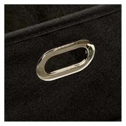 Boîte de rangement pliable noire 15x31 cm