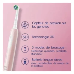 Brosse à dents ORAL-B PRO 1 PINK