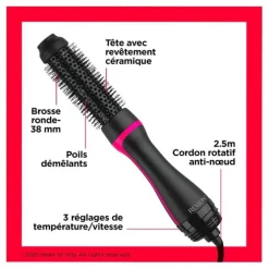 Brosse soufflante REVLON one step RVDR5292e