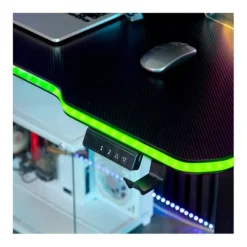 Bureau gaming AMSTRAD LED motorisé