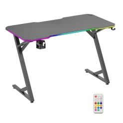 Bureau gaming EDENWOOD BG120 LED Noir