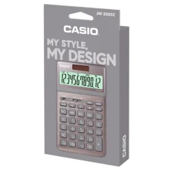 Calculatrice CASIO JW-200SV GRIS METALISE