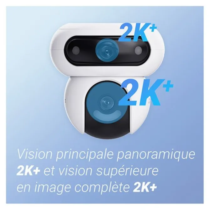 Caméra de Surveillance sur batterie EZVIZ HB90 4MP 2K+ avec Panneau Solaire