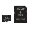 Carte Mémoire micro SD 64 Go EDENWOOD + Adaptateur – Grande Capacité et Polyvalence