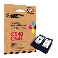 Cartouche d'encre ELECTRO DEPOT compatible Canon C 540/541 couleurs