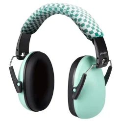 Casque ALECTO anti-bruit enfant vert