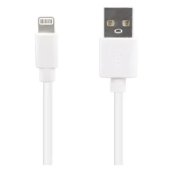 Câble Lightning / USB HIGH ONE 1M Blanc