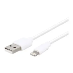 Câble Lightning / USB HIGH ONE 1M Blanc