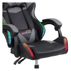 Chaise gaming AMSTRAD 900 LED Skull Noir