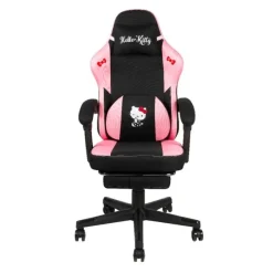 Chaise gaming KONIX Hello Kitty Noir et rose