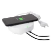 Chargeur à induction et secteur 4 ports USB et USB-C EDENWOOD 77W Blanc