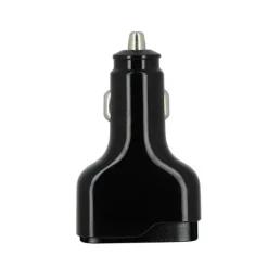 Chargeur allume cigare 2 ports USB-C et USB EDENWOOD 83W et + Câble USB-C / USB-C 1M Noir