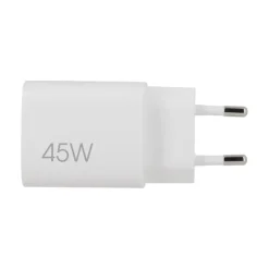 Chargeur secteur 2 ports USB-C EDENWOOD 45W Blanc