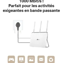 CPL DUO TP LINK PA7019P Kit - AV1000 2 prises