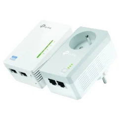CPL Wifi DUO TP-Link AV600 Mbps avec prise intégrée+ WIFI N300 - TL-WPA4225 KIT