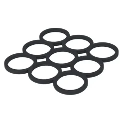 Dessous de plat silicone formes géométriques