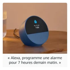 Enceinte AMAZON ECHO SPOT Bleue