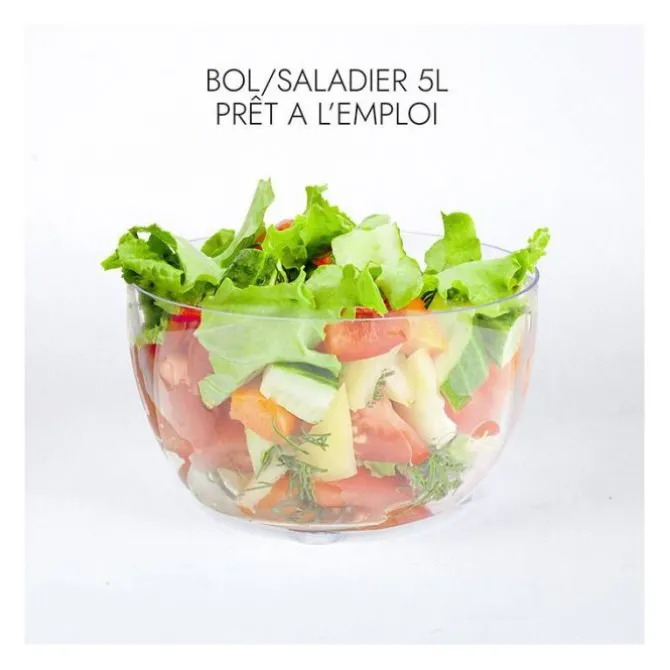 Essoreuse à salade 26cm bouton stop