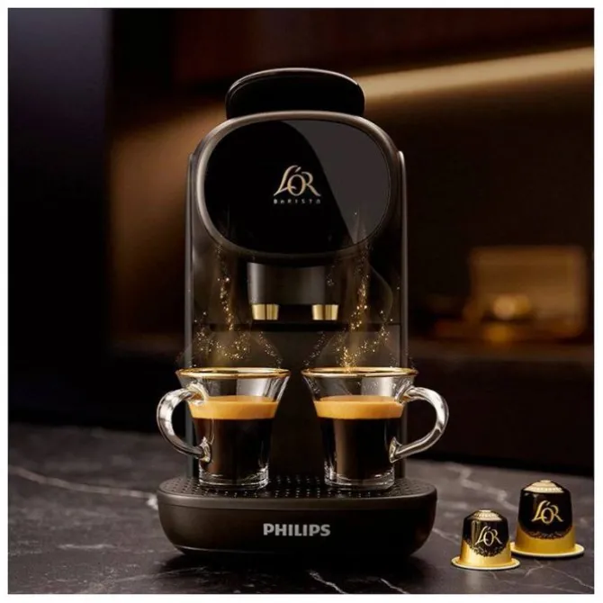 Expresso à dosettes PHILIPS L'OR BARISTA LM9012/65 + 50 capsules