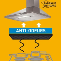 Filtre anti-odeurs 57 x 47 cm