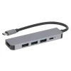 Hub USB-C 5-en-1 – Adaptateur multifonction avec HDMI, USB, SD et recharge rapide