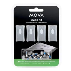 Kit lames pour robot tondeuse MOVA - 12 Lames + 12 Boulons