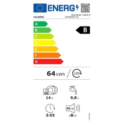 Lave-vaisselle 14 couverts VALBERG 14S40 B WAD929C V2