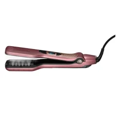 Lisseur vapeur DEMELISS TITANIUM CHERRY CHERIE + Tapis trousse thermorésistant
