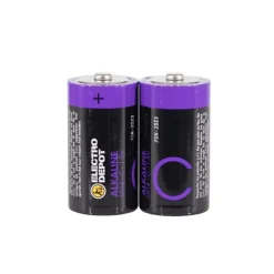 Lot de 2 Piles ELECTRO DÉPÔT Alcaline LR14 - C