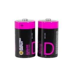 Lot de 2 Piles ELECTRO DÉPÔT Alcaline LR20