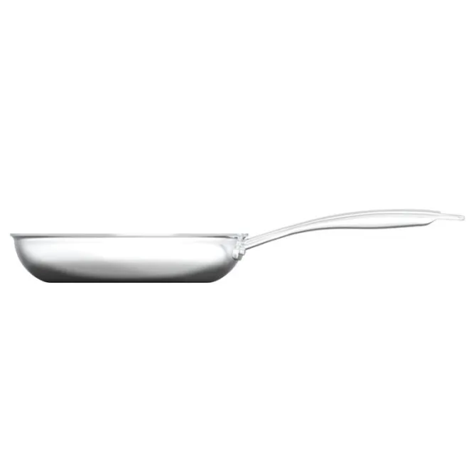 Lot de 2 poêles VALBERG inox 18/10 triply 24 28cm