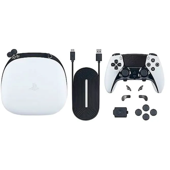 Manette pour PS5 Dualsense Edge blanche V2