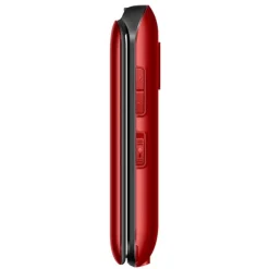 Mobile DANEW K43 4G à clapet Rouge