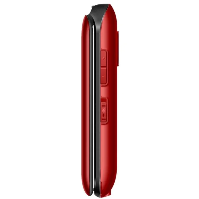 Mobile DANEW K43 4G à clapet Rouge