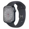 Montre Connectée APPLE WATCH S8 45mm GPS Noir Reconditionnée grade A