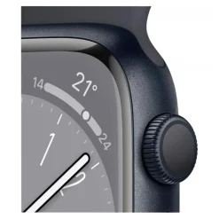 Montre Connectée APPLE WATCH S8 45mm GPS Noir Reconditionnée grade A