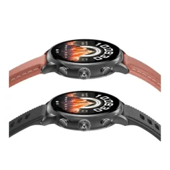 Montre connectée ECHO Rainbow Voyager Noir + Bracelet Marron