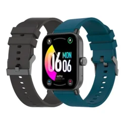 Montre Connectée ECHO Rainbow Lite Noire + Bracelet Bleu