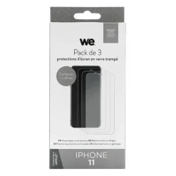 Pack de 3 Films de protection WE APPLE iPhone 11