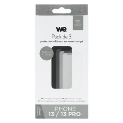 Pack de 3 Films de protection WE APPLE iPhone 13/13 Pro
