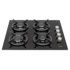 Plaque de cuisson gaz verre VALBERG GGH 4 IC VET