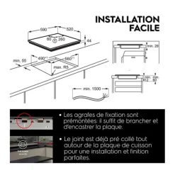 Plaque de cuisson induction ELECTROLUX CIV644