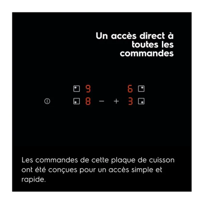 Plaque de cuisson vitrocéramique ELECTROLUX LRR6430CK